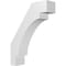 Ekena Millwork 3 1/2-in. W x 12-in. D x 16-in. H Merced Architectural Grade PVC Knee Brace BRCP035X12X16MRC - alternate 1